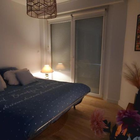 Le Clemenceau Appart-Calais Nord-Balcon-Plage Zewnętrze zdjęcie