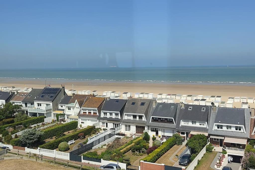 Le Clemenceau Appart-Calais Nord-Balcon-Plage Zewnętrze zdjęcie