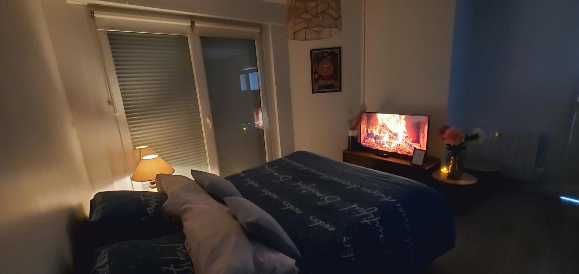 Le Clemenceau Appart-Calais Nord-Balcon-Plage Zewnętrze zdjęcie